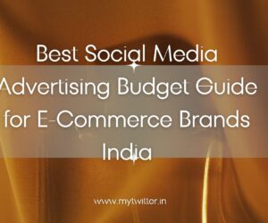 Best Social Media Advertising Budget Guide for E-Commerce Brands India