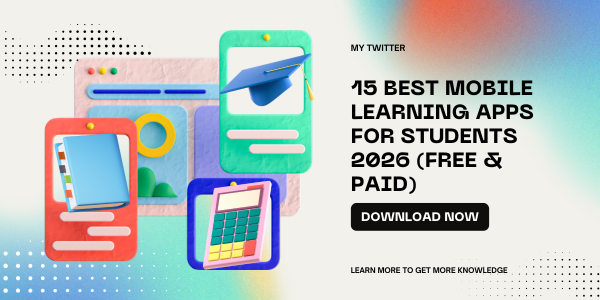 15 Best Mobile Learning Apps for Students 2026 (Free & Paid)